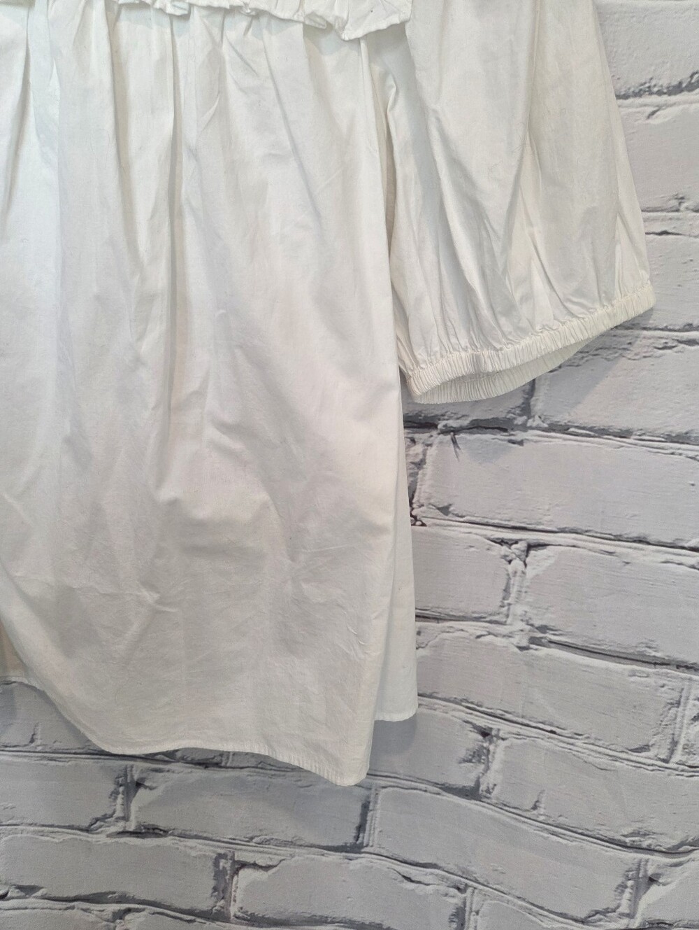 Ulla Johnson Adeline Cotton Blouse In White - Picture 5 of 7